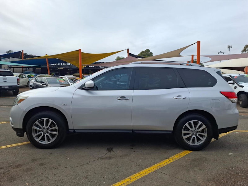 2013 Nissan Pathfinder R52 MY14 ST X-tronic 2WD Brilliant Silver 1 Speed Constant Variable Wagon62882729913219113