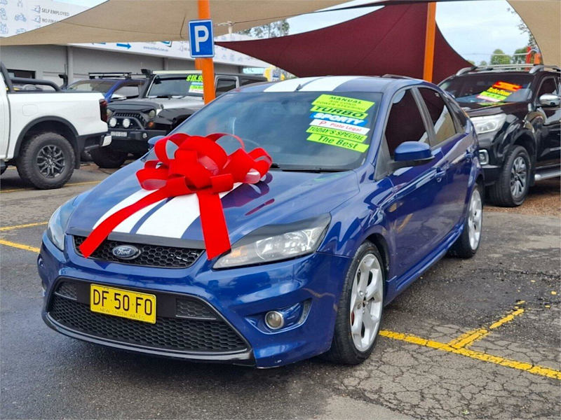 2010 Ford Focus LV XR5 Turbo Blue 6 Speed Manual Hatchback62882768261506112