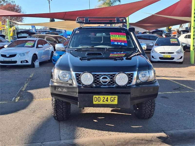 2008 Nissan Patrol GU 6 MY08 ST-L Black 5 Speed Manual Wagon62882768134019111
