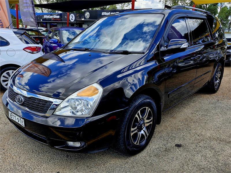 2011 Kia Grand Carnival VQ MY11 SI Aurora Black Pearl 6 Speed Sports Automatic Wagon62885349957762113