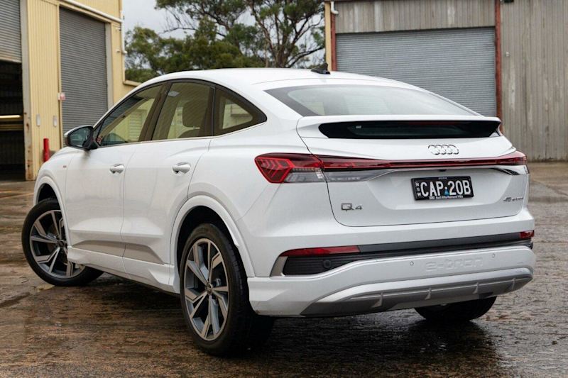2025 Audi Q4 E-Tron F4 MY25 45 Sportback White 1 Speed Reduction Gear Wagon62882727175042113