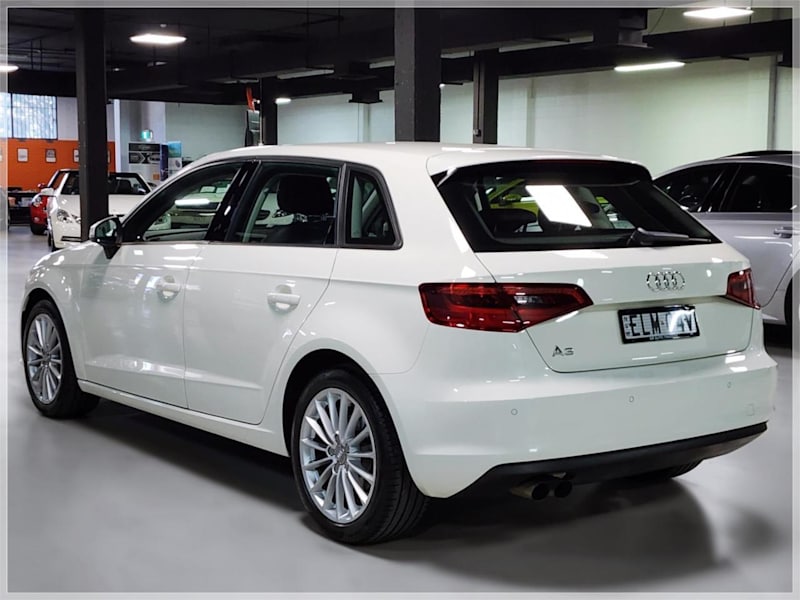 2014 Audi A3 8V MY15 Sportback 1.4 TFSI Attraction White 7 Speed Auto Direct Shift Hatchback62882737472129112