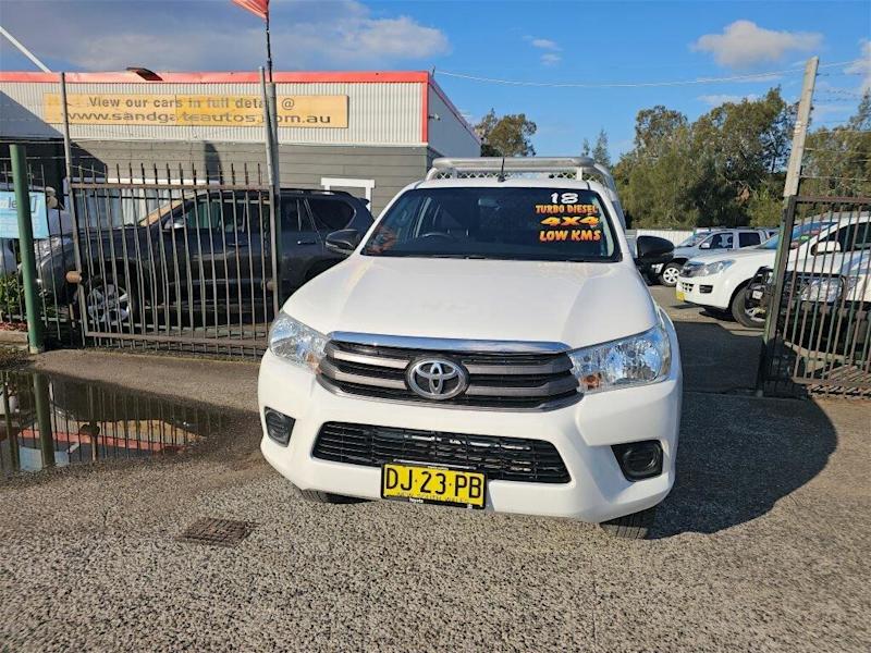2018 Toyota Hilux GUN126R MY17 SR (4x4) White 6 Speed Manual X Cab Cab Chassis62938582926209112