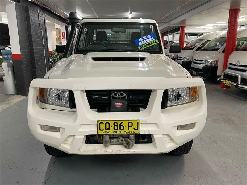 2018 Toyota Landcruiser VDJ79R MY18 Workmate (4x4) White 5 Speed Manual Cab Chassis62934700733699112