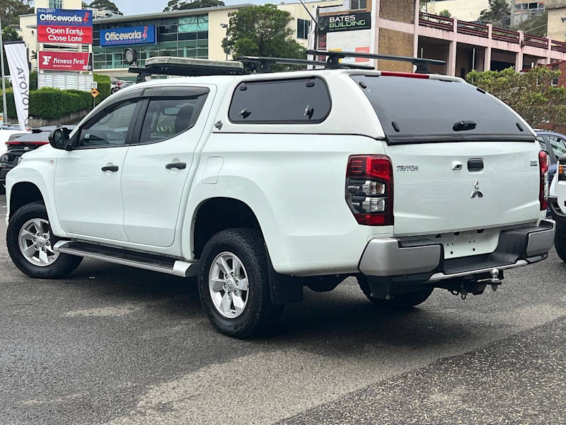 2018 Mitsubishi Triton MR MY19 GLX+ Double Cab White 6 Speed Sports Automatic Utility62934708313473112