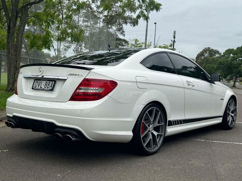 2014 Mercedes-Benz C-Class C204 MY14 C63 AMG SPEEDSHIFT MCT Edition 507 White 7 Speed62934701742082113
