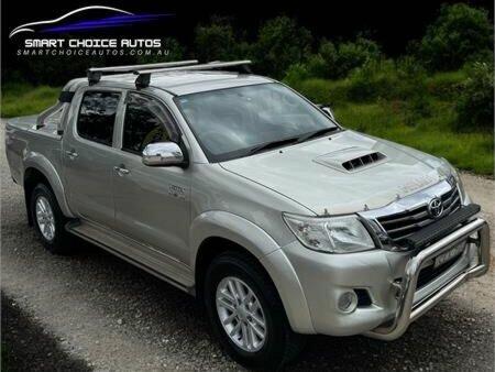2012 Toyota Hilux KUN26R MY12 SR5 (4x4) Silver, Chrome 4 Speed Automatic Dual Cab Pick-up628827381803531119