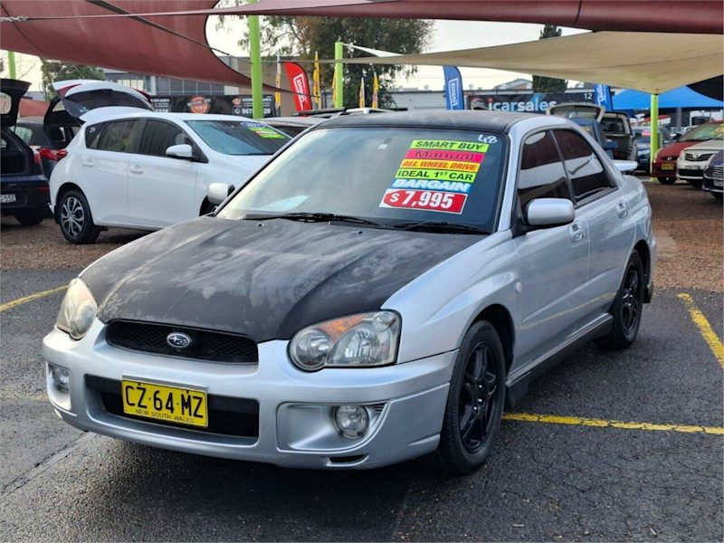 2004 Subaru Impreza S MY04 RS AWD Silver, Chrome 5 Speed Manual Sedan62933707745409112