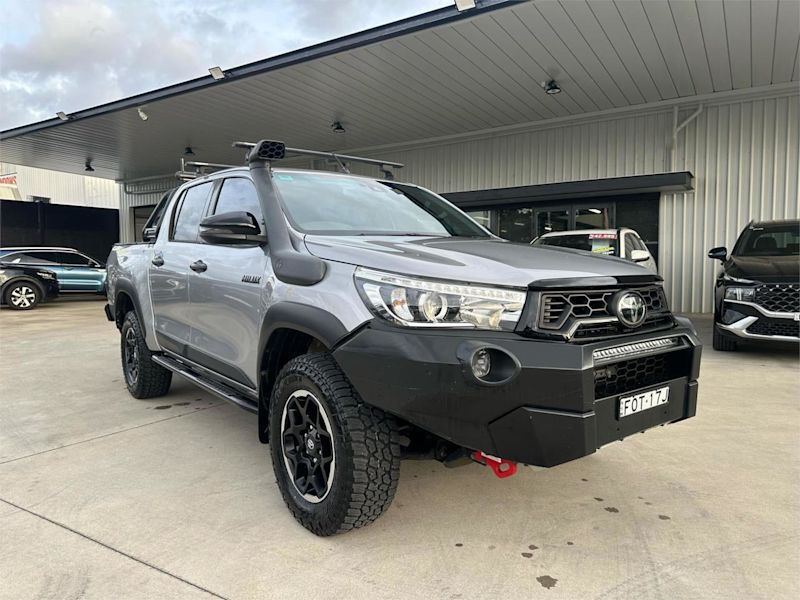 2019 Toyota Hilux GUN126R MY19 Upgrade Rugged X (4x4) Silver, Chrome 6 Speed Automatic62935680208641110