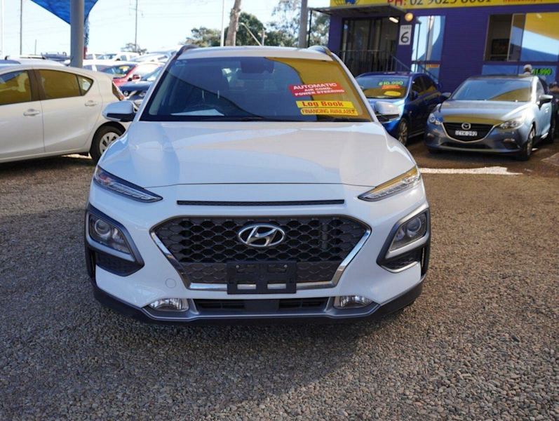2019 Hyundai Kona OS.2 MY19 Elite D-CT AWD White 7 Speed Sports Automatic Dual Clutch Wagon62933704470530111