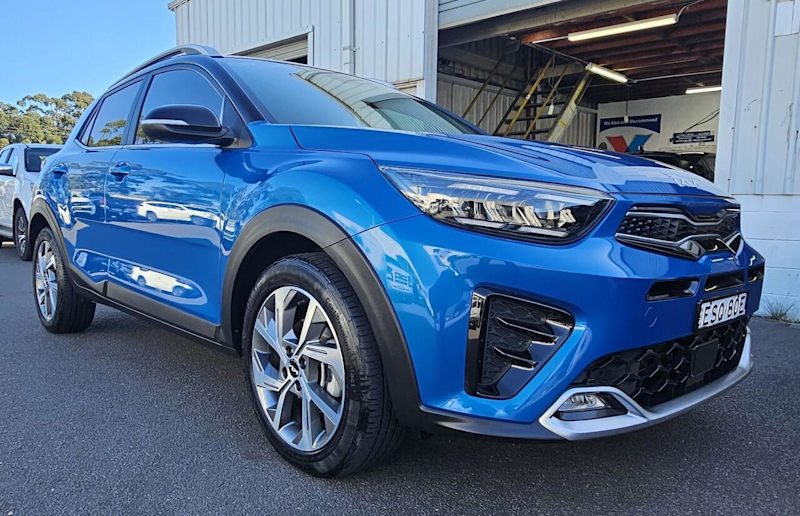 2022 Kia Stonic YB MY22 GT-Line DCT FWD Blue 7 Speed Sports Automatic Dual Clutch Wagon62932712025857110