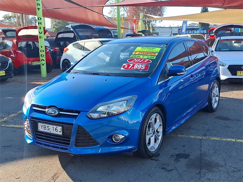 2013 Ford Focus LW MkII Sport Blue 5 Speed Manual Hatchback63437623919747112