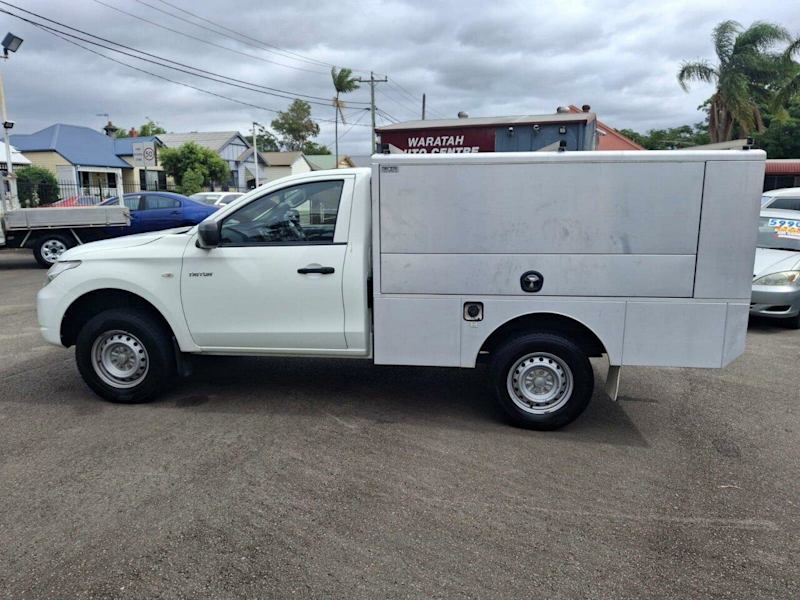 2015 Mitsubishi Triton MQ MY16 GLX White 6 Speed Manual Cab Chassis62936659973890113