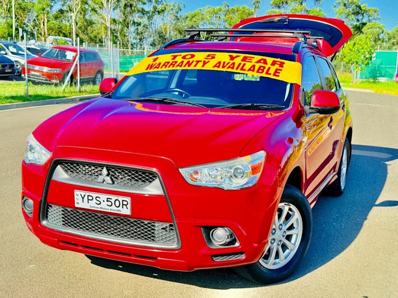 2012 Mitsubishi ASX XA MY12 (2WD) Red Continuous Variable Wagon62882732209539114