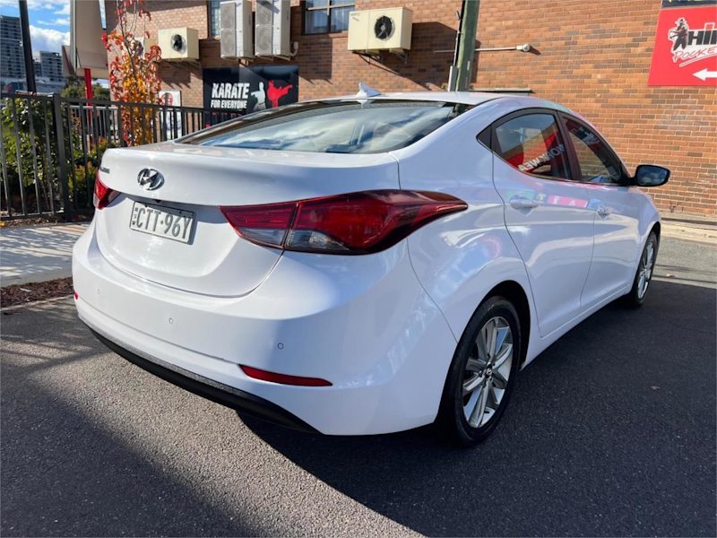 2014 Hyundai Elantra MD3 Elite White 6 Speed Sports Automatic Sedan62934695756675111