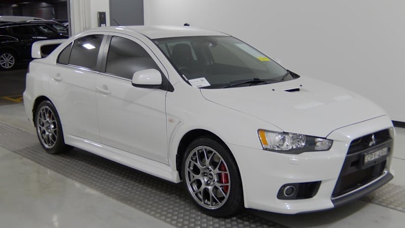 2013 Mitsubishi Lancer CJ MY13 Evolution MR White 6 Speed Direct Shift Sedan62882735917827110