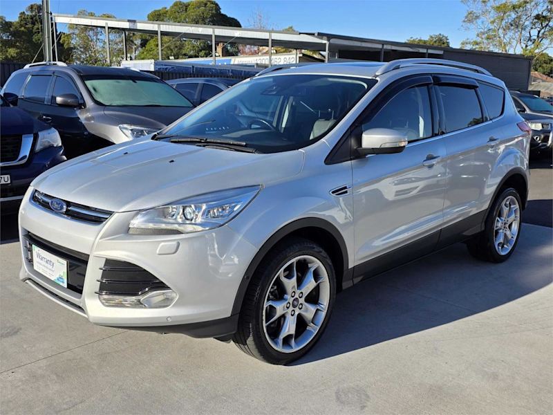 2016 Ford Kuga TF MY16.5 Titanium PwrShift AWD Silver 6 Speed Sports Automatic Dual Clutch Wagon62938584070018112