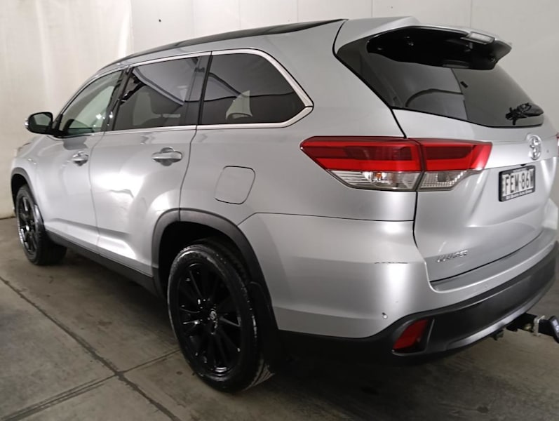 2019 Toyota Kluger GSU50R Black Edition 2WD Silver 8 Speed Sports Automatic Wagon62882737750401113