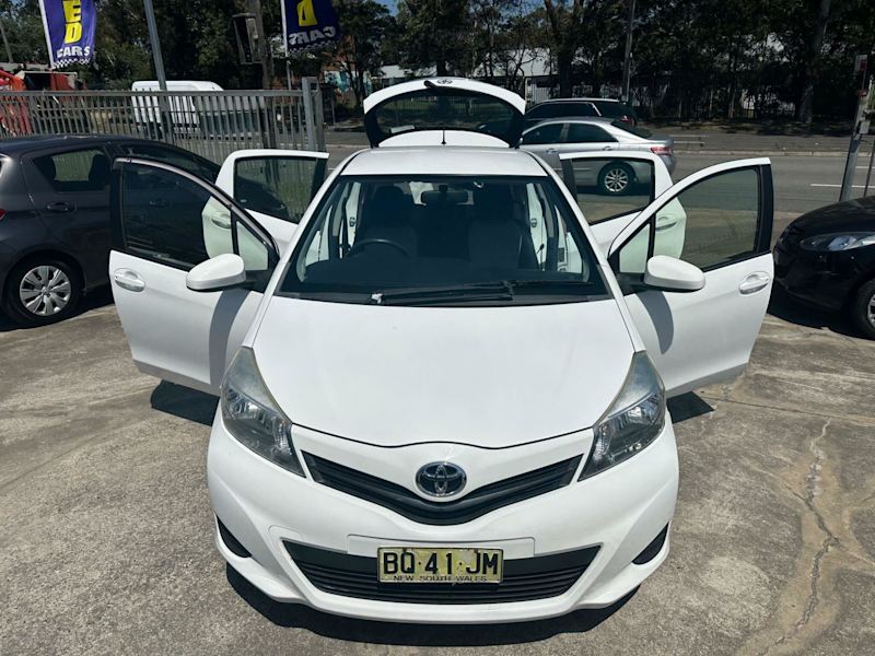 2012 Toyota Yaris YRS NCP131R White Automatic Hatchback62933706669825114
