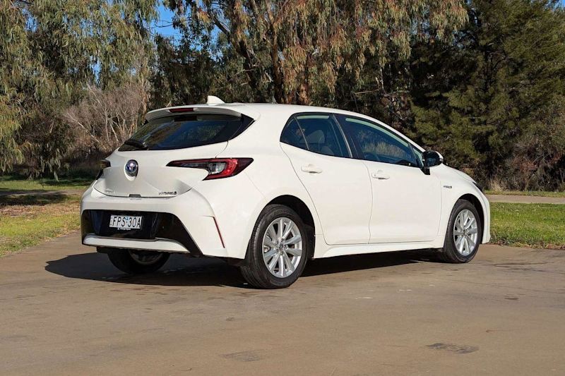 2024 Toyota Corolla ZWE219R Ascent Sport E-CVT Hybrid Glacier White 1 Speed Constant Variable62935679861890114