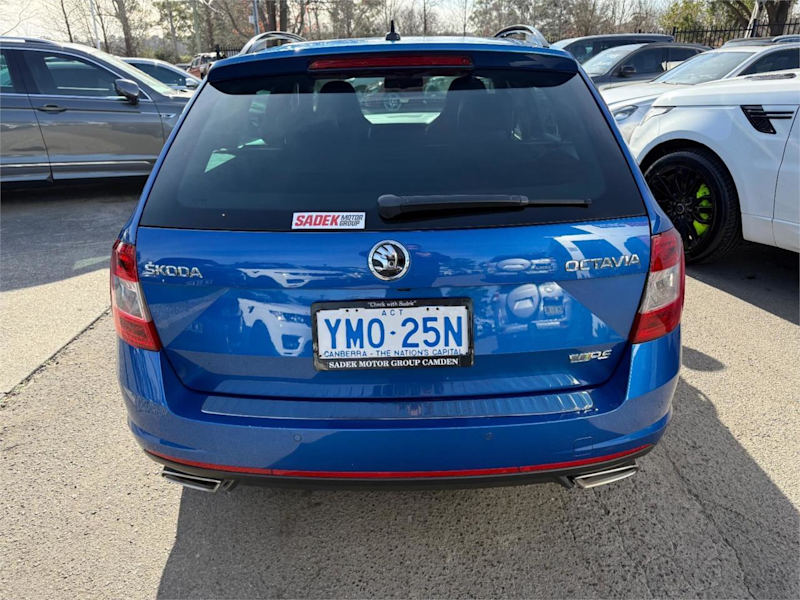 2015 Skoda Octavia NE MY15.5 RS DSG 135TDI Blue 6 Speed Sports Automatic Dual Clutch Wagon62935689232003112