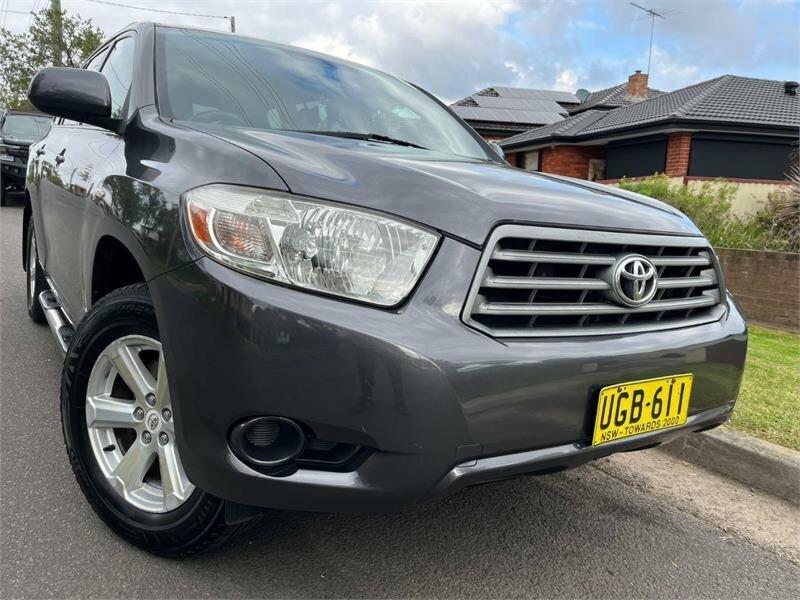 2008 Toyota Kluger GSU45R KX-R (4x4) 7 Seat Grey 5 Speed Automatic Wagon62936662010242110