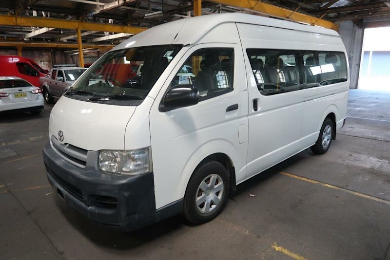 2006 Toyota HiAce TRH223R Commuter High Roof Super LWB White 5 Speed Manual Bus62936663357442112