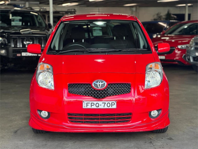 2007 Toyota Yaris NCP91R YRX Red 4 Speed Automatic Hatchback62882766961410111
