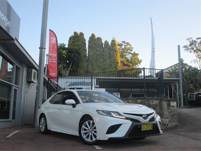 2019 Toyota Camry ASV70R Ascent Sport Glacier White 6 Speed Automatic Sedan62933706219778110