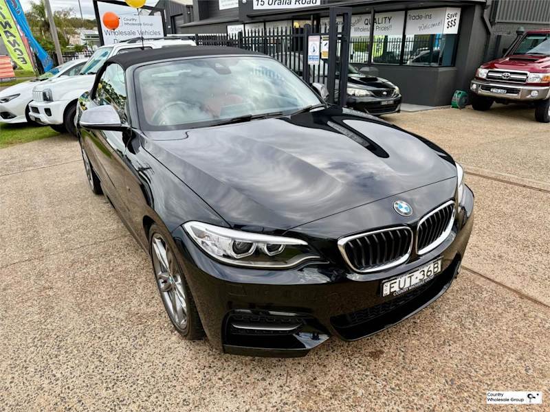 2018 BMW M240i F23 MY18 M240I Black 8 Speed Automatic Convertible62934700274945111