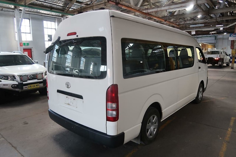 2006 Toyota HiAce TRH223R Commuter High Roof Super LWB White 5 Speed Manual Bus62936663357442114