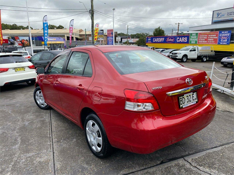 2009 Toyota Yaris NCP93R 08 Upgrade YRS Red 4 Speed Automatic Sedan62882727201155114