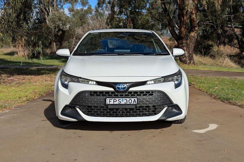 2024 Toyota Corolla ZWE219R Ascent Sport E-CVT Hybrid Glacier White 1 Speed Constant Variable62935679861890111