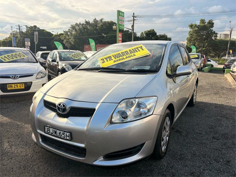 2008 Toyota Corolla ZRE152R Ascent Silver, Chrome 4 Speed Automatic Hatchback62936661536002114