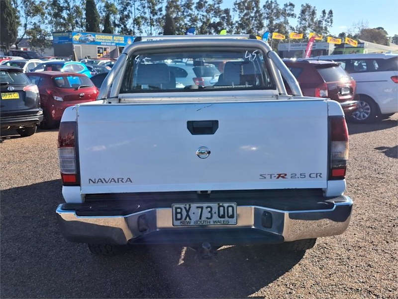 2013 Nissan Navara D22 S5 ST-R White 5 Speed Manual Utility62933707494787114