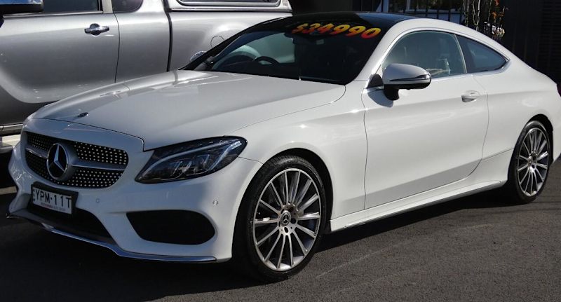 2017 Mercedes-Benz C200 205 MY17 White 9 Speed Automatic G-Tronic Coupe62934697644418110