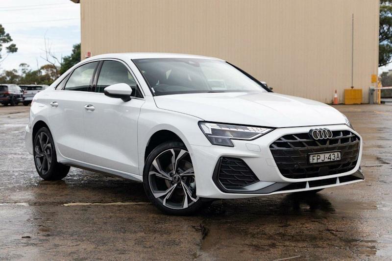 2025 Audi A3 8Y GY MY25 35 TFSI S Tronic S Line White 7 Speed Sports Automatic Dual Clutch Sedan62933712493187110