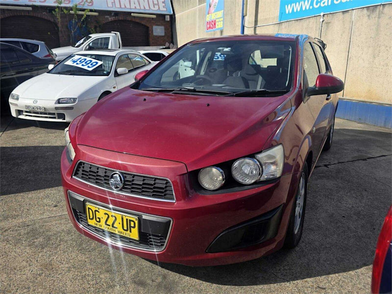 2013 Holden Barina TM MY13 CD Red 6 Speed Automatic Hatchback62882727813122112
