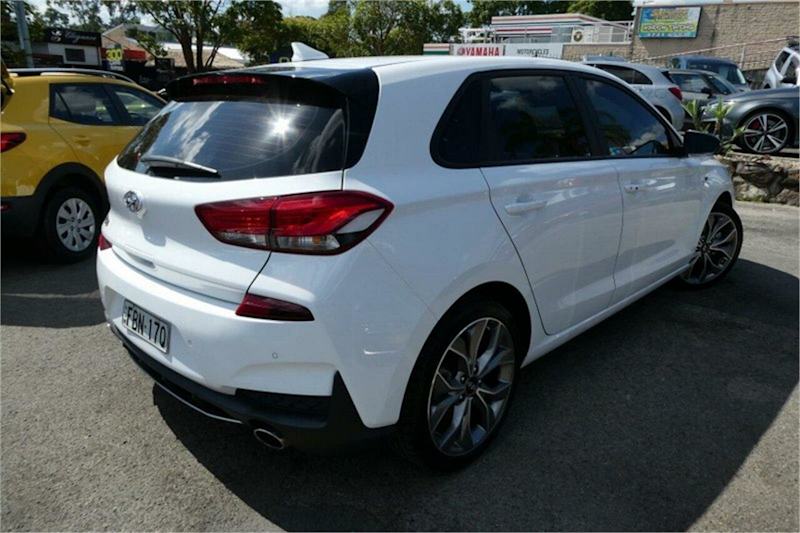 2023 Hyundai i30 PD.V4 MY23 N Line White 7 Speed Auto Dual Clutch Hatchback62882772803075112
