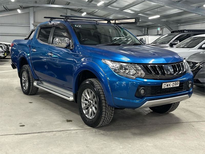 2018 Mitsubishi Triton MQ MY18 GLS Double Cab Blue 5 Speed Sports Automatic Utility62937622889730114