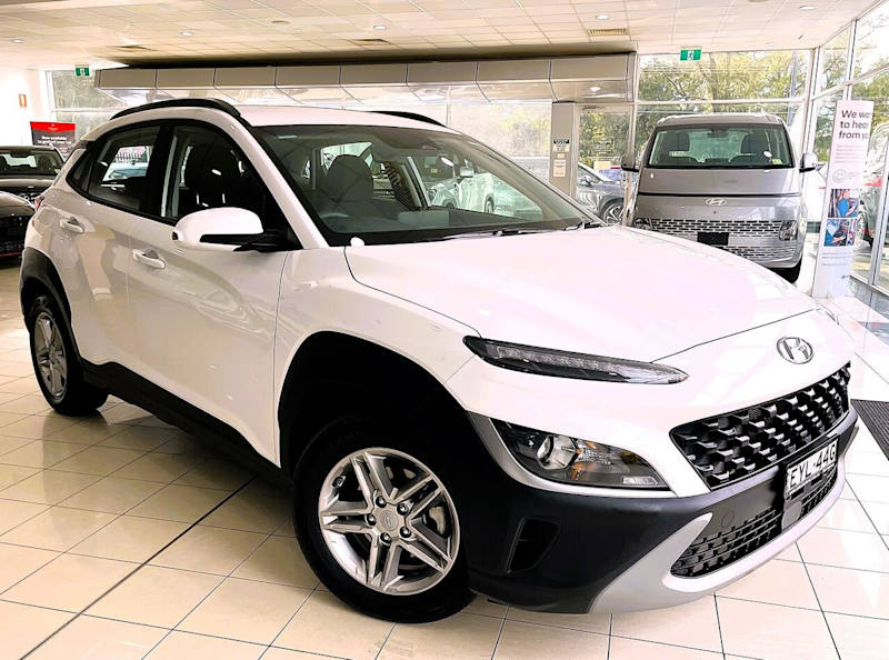 2023 Hyundai Kona OS.V5 MY23 Active 2WD White 8 Speed Constant Variable Wagon62933711543809110