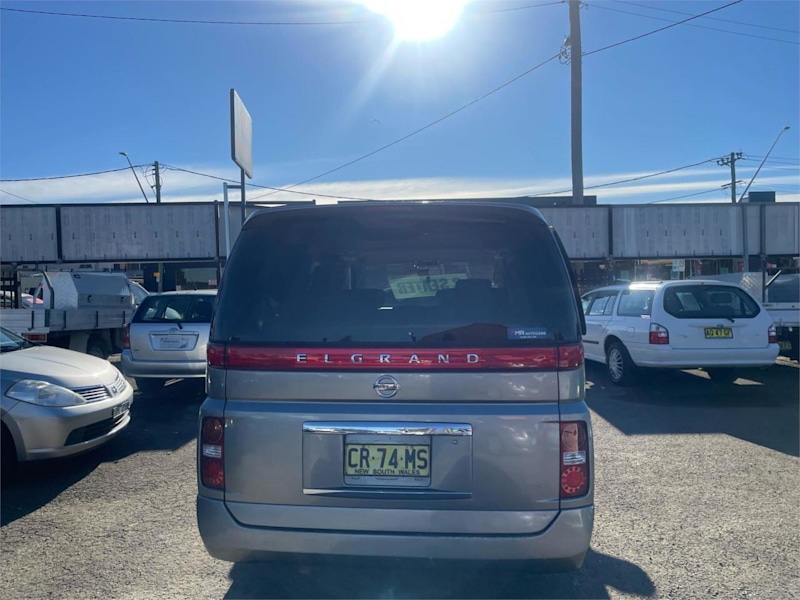 2005 Nissan Elgrand E51 Grey 5 Speed Automatic Wagon62933710168706114