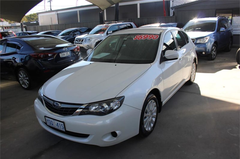 2009 Subaru Impreza MY09 R (AWD) White 5 Speed Manual Hatchback62936656052611112