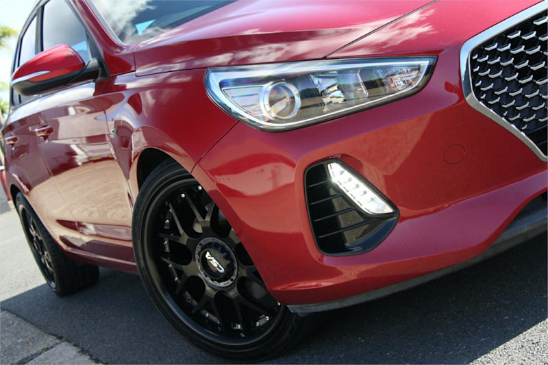 2017 Hyundai i30 PD MY18 SR D-CT Red 7 Speed Sports Automatic Dual Clutch Hatchback62935691241985111