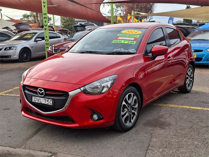 2014 Mazda 2 DJ2HAA Genki SKYACTIV-Drive Red 6 Speed Sports Automatic Hatchback62882729615489112