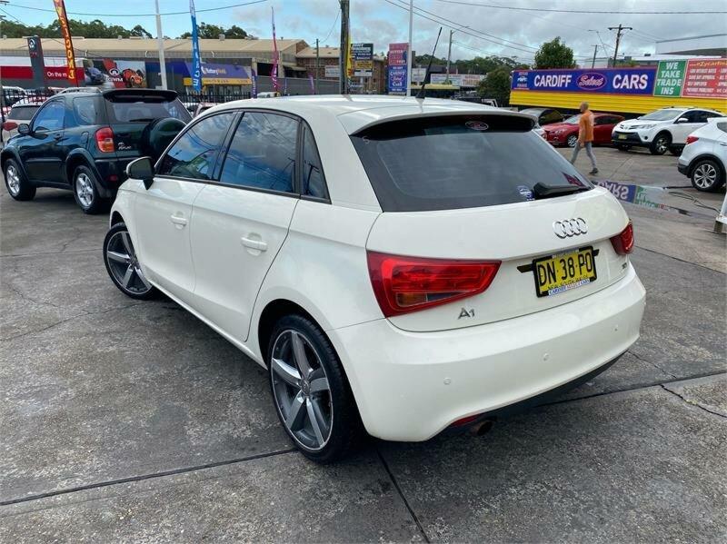 2013 Audi A1 8X MY13 Sportback 1.6 TDI Attraction White 7 Speed Auto Direct Shift Hatchback62933704142339114