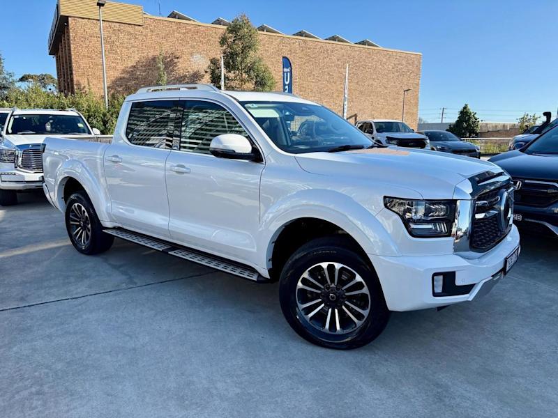 2024 GWM Cannon Alpha P05 Ultra White 9 Speed Sports Automatic Utility62935689109251110