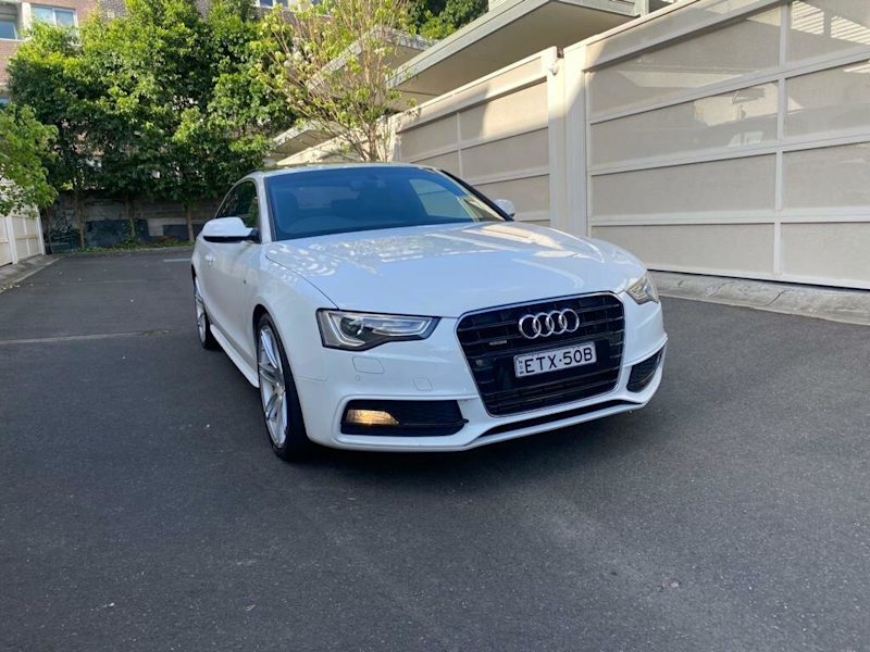2014 Audi A5 8T MY14 S Tronic Quattro White 7 Speed Sports Automatic Dual Clutch Coupe62882770682242110