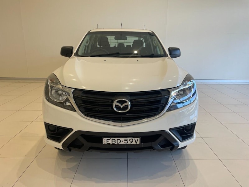 2019 Mazda BT-50 UR0YG1 XT 4x2 Hi-Rider Cool White 6 Speed Sports Automatic Cab Chassis62937625473923113