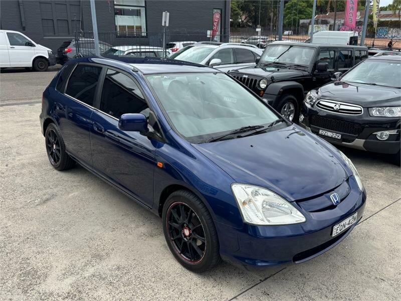 2002 Honda Civic 7th Gen VI Blue 4 Speed Automatic Hatchback62938584139139110